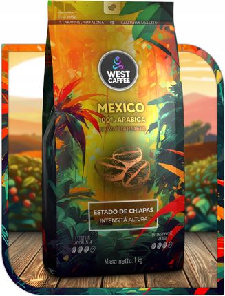 West Caffee Ziarnista Meksyk 500g 100%Arabica Intensita Altura Świeżo Wypalona - zdjęcie 6