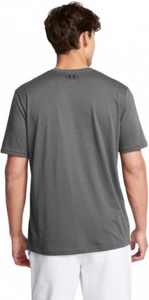 Męski t-shirt z nadrukiem Under Armour UA M Sportstyle LC SS - szary - zdjęcie 4