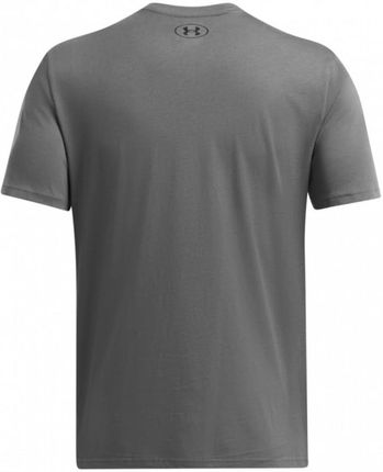 Męski t-shirt z nadrukiem Under Armour UA M Sportstyle LC SS - szary - zdjęcie 3
