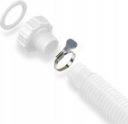 Złączka Redukcja Adapter Basenu 38X38mm Z Nakrętką 60mm + Opaska Uszczelka - zdjęcie 4