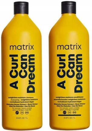 Matrix A Curl Can Dream lekki szampon nawilżający do włosów falowanych 1000ml - zdjęcie 3