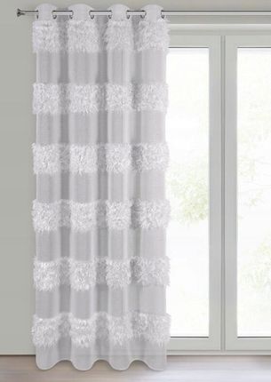 Eurofirany Firana Gotowa Margaret 140x250 Cm Srebrny - zdjęcie 2