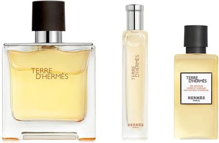 Hermes Terre D´Hermès : Perfumy 75ml + 15ml Żel Pod Prysznic 40ml Dla Mężczyzn - zdjęcie 2