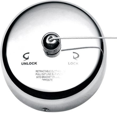 Decor Walther Sznurek Na Pranie Zwijany Basic Chrom - zdjęcie 2