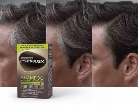 Just For Men szampon koloryzujący dla mężczyzn Control GX 118 ml - zdjęcie 2