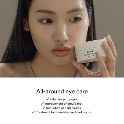 Abib Płatki pod oczy z wegańskim kolagenem Collagen Eye Patch Jericho Rose Jelly - 60 sztuk - zdjęcie 4