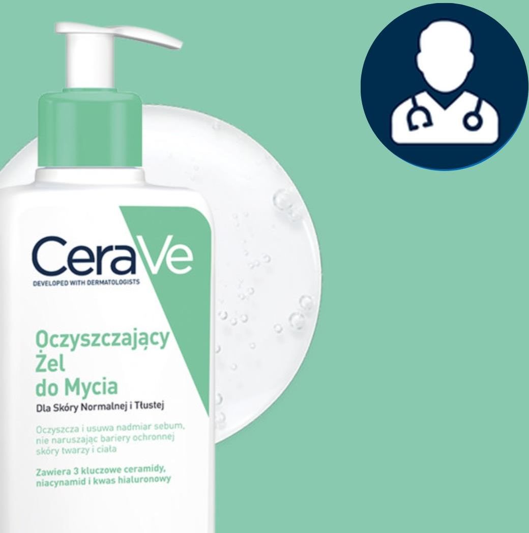 Dermokosmetyk CeraVe Emulsja Nawilżająca do Mycia 236ml Żel