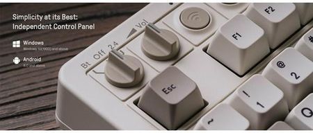 8Bitdo Retro Mechanical Keyboard Bluetooth/2.4G/USB C (M Edition) UK English (RET00461) - zdjęcie 4