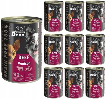 Super Beno Bez Zbóż Kąski Wołowiną W Sosie 415G - zdjęcie 4
