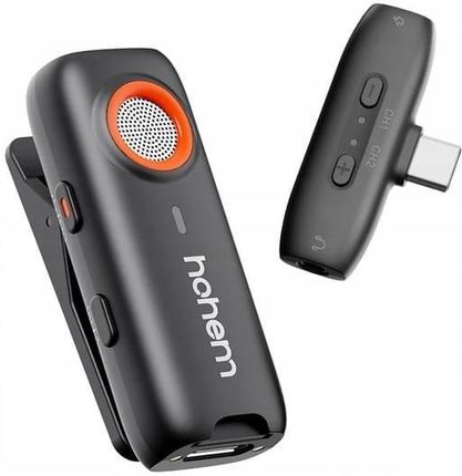 Hohem Lavalier MIC-01 (2 TX + 1 RX) Czarny Ze Złączem USB Typ-C - zdjęcie 5