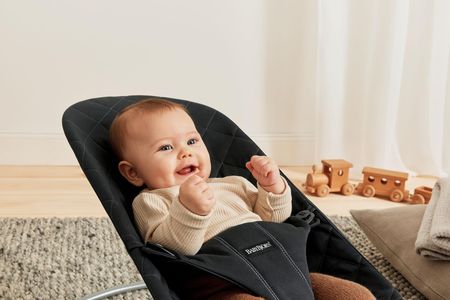 BABYBJORN - leżaczek BLISS Woven, Czarny - zdjęcie 2