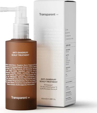 Transparent Lab - Anti-Dandruff Scalp Treatment - Przeciwłupieżowa Kurcja do Skóry Głowy - 50ml - zdjęcie 2
