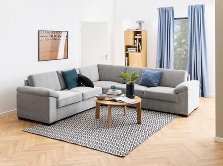Regał na książki Rangoon, drewniany, dąb, wysoki (23497), 60 cm - zdjęcie 2