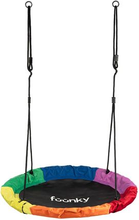 Huśtawka Dziecięca Śr. 100cm Multicolor Fuunky - zdjęcie 4