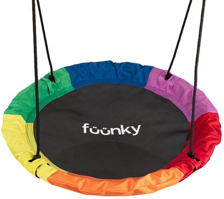 Huśtawka Dziecięca Śr. 100cm Multicolor Fuunky - zdjęcie 2