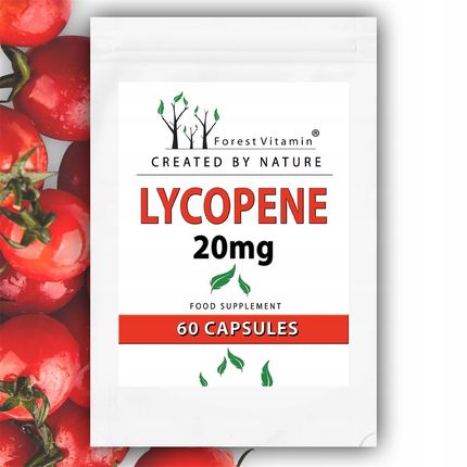 Forest Vitamin LIKOPEN LYCOPENE PROSTATA SERCE MOCNY 60kaps 20mg - zdjęcie 3
