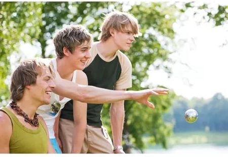 Kule Bule Boule Gra + Pokrowiec Petanque 8 Kul do Gry 8szt Duże Zestaw Etui KRUZZEL - zdjęcie 6
