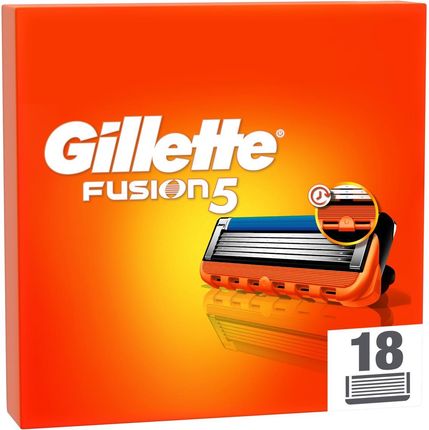Gillette Fusion5 Ostrza Do Maszynki Wielokolorowy 18 Części - zdjęcie 4