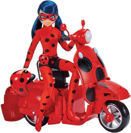 Bandai Miraculous Skuter Miraculous Switch'n Go + Lalka Stawowa Ladybug Lucky Charm 26Cm P50668 - zdjęcie 2