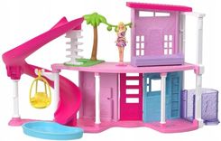 Zdjęcie Barbie Mini BarbieLand Domek i minilalka Zestaw z małym domkiem Dreamhouse HYF45 - Dobiegniew