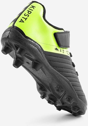 Buty do piłki nożnej dla dzieci Kipsta 100 Easy AG/FG na rzepy - zdjęcie 4