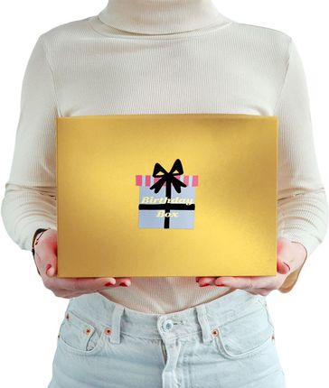 Box urodzinowy z kawą: bogaty podarunek z kawą urodzinową, lizakiem z mlecznej czekolady oraz kubkiem z pięknym kolorowym nadrukiem, idealny prezent - zdjęcie 2
