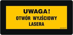 Signproject Znak Kb004 Uwaga Promieniowanie Laserowe Przy Otwarciu