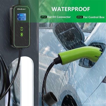 Qoltec Ładowarka Mobilna Do Samochodu Elektrycznego Ev 2W1 Typ2 7kW 230V 5m - zdjęcie 3