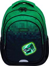 Zdjęcie Astra Plecak Szkolny Dla Chłopca Minecraft Zielony Astrabag - Łaszczów