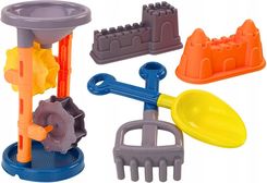 Zdjęcie Lean Toys Zestaw Młynek Łopatka Grabki Foremki Zamki (18525) - Lubliniec