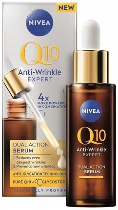 Nivea Q10 Anti-Wrinkle Expert Podwójne Serum Przeciw Zmarszczkom 30ml - zdjęcie 3
