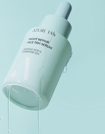 Azure Tan Night Repair Naprawcze Serum Samoopalające Do Twarzy Na Noc 30ml - zdjęcie 2