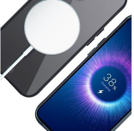 3Mk Etui Satin Armor Magcase Do Apple Iphone 14 Pro Przezroczysto Czarny - zdjęcie 5
