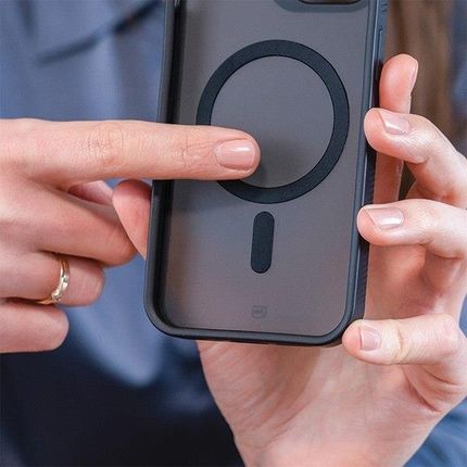 3Mk Etui Smoke Magcase Do Magsafe Do Iphone 15 Pro Czarne - zdjęcie 5