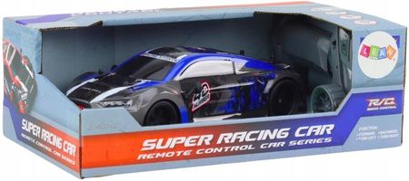 Leantoys Autko Zdalnie Sterowane Rc 1:18 Gumowe Koła Drift Niebieski - zdjęcie 3