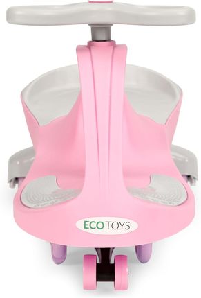 Ecotoys Jeździk Grawitacyjny Pojazd Dla Dzieci Koła Led Różowy - zdjęcie 4