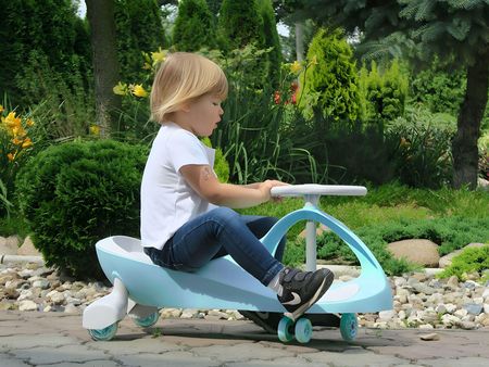 Ecotoys Jeździk Grawitacyjny Pojazd Dla Dzieci Koła Led Różowy - zdjęcie 3