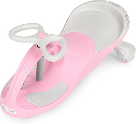 Ecotoys Jeździk Grawitacyjny Pojazd Dla Dzieci Koła Led Różowy - zdjęcie 5