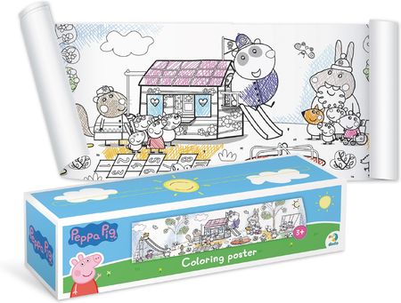 Dodo Kolorowanka W Rolce Świnka Peppa Pig Zestaw Kreatywny Do Malowania Rysowani - zdjęcie 2