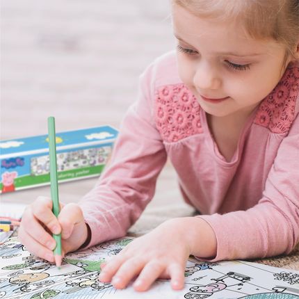 Dodo Kolorowanka W Rolce Świnka Peppa Pig Zestaw Kreatywny Do Malowania Rysowani - zdjęcie 3