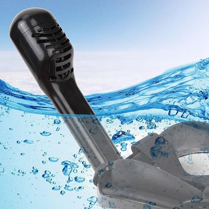 Maska Do Nurkowania Pełnotwarzowa Snorkelingu Pływania Wody Z Rurką L/XL - zdjęcie 5