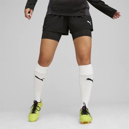 Szorty damskie Puma TEAMGOAL 2IN1 czarne 65877503 - zdjęcie 3