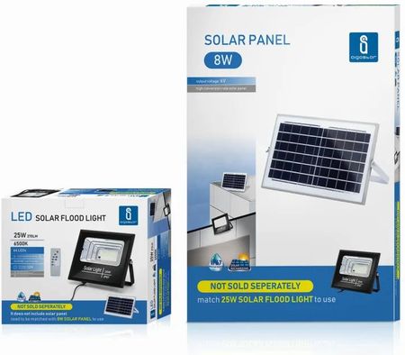 Aigostar Halogen Solarny Reflektor Led 25W Solarny Reflektor Led 25W B10201Xbm - zdjęcie 3