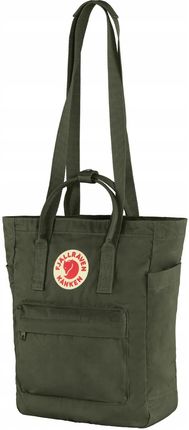 Fjällräven Torba Plecak 2W1 Fjallraven Kanken Totepack 14L Zielony - zdjęcie 3