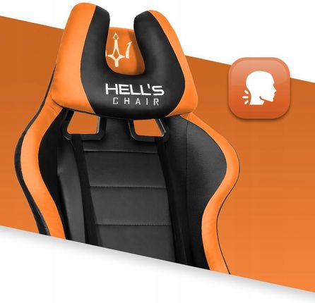 Hells Chair HC-1039 Orange Pomarańczowy - zdjęcie 2