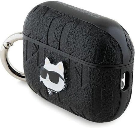 Karl Lagerfeld Monogram Choupette Head - Etui AirPods Pro 2 (czarny) - zdjęcie 2