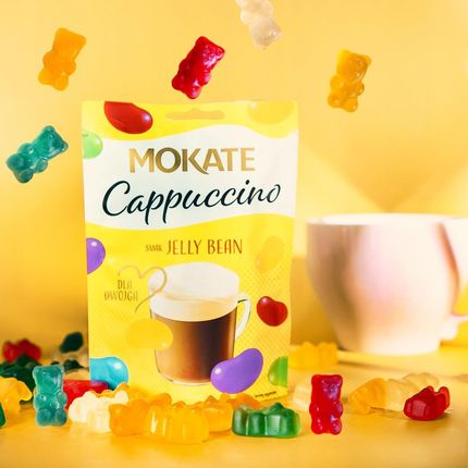 Mokate Napój Kawowy Cappuccino Owocowe Fasolki Jelly Bean 40g - zdjęcie 4