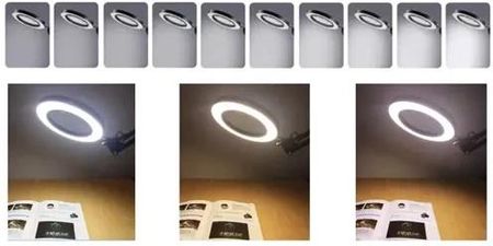 Lampa LED Lupa Kosmetyczna Szkło Powiększające Lampka Kreślarska Biurkowa IZOXIS - zdjęcie 5