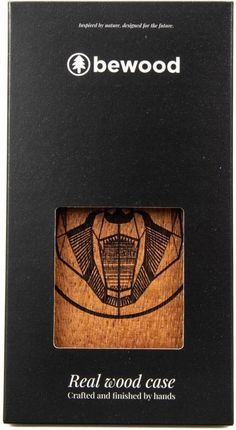 Bewood Drewniane Etui Do Google Pixel 8 Niedźwiedź Merbau - zdjęcie 2