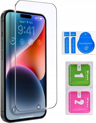 Krainagsm Etui Do Iphone 15 Silikonowe Matowe Serce Szkło Ochronne Na Ekran 9H - zdjęcie 5